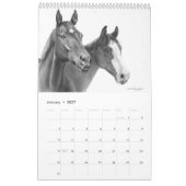 Handgeschilderde paarden kalender (Jan 2027)