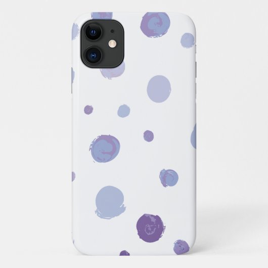handgeschilderde polka stippen Case-Mate iPhone case (Achterkant)