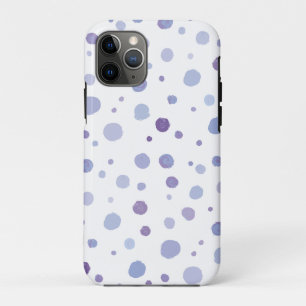 handgeschilderde polka stippen iPhone 11 pro hoesje