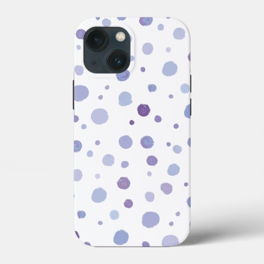 handgeschilderde polka stippen Case-Mate iPhone case (Achterkant)