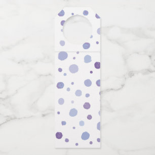 handgeschilderde polka stippen flessenhanger