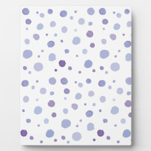 handgeschilderde polka stippen fotoplaat