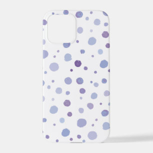handgeschilderde polka stippen iPhone 12 pro hoesje
