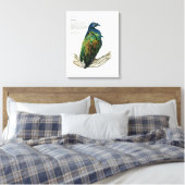 Handgeschilderde Vogelprint op Canvas (Insitu (Slaapkamer))