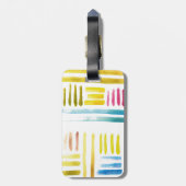 handgeschilderde waterverf bagagelabel (Achterkant verticaal)