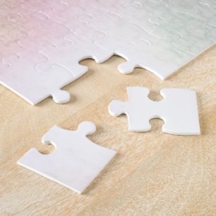 Handgeschilderde waterverf Beliase hibiscusbloem Legpuzzel