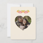 Handgeschilderde Waterverf Bladeren SAVE the DATE  (Achterkant)