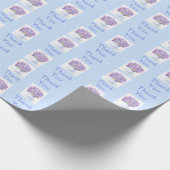 Handgeschilderde Waterverf Kleine Lavendel BEDANKT Cadeaupapier (Hoek)