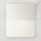 Handgeschreven 70s Burnt Sinaasappel Bold Border W (Binnenkant ongevouwen)