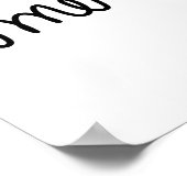 handgeschreven amen poster (Hoek)