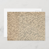  handgeschreven brief briefkaart (Voorkant / Achterkant)