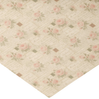  handgeschreven brieven en Rozen collage Tissuepapier