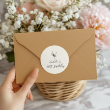 Handgeschreven Cocktail Girl 30e verjaardag