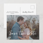 Handgeschreven de Code van QR van de Foto van de B Aankondigingskaart (Voorkant / Achterkant)