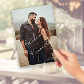 Handgeschreven de Namen van het Manuscript Foto sp Save The Date