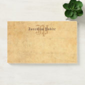Handgeschreven Elegante Monogram Sjabloon Post-it® Notes (Kantoor)
