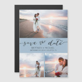 Handgeschreven foto Collage Dusty Blue Save the Da (Voorkant / Achterkant)