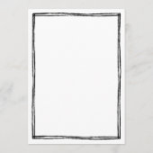 Handgeschreven Frans Huwelijks Tafelmenu  Menu (Achterkant)