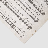  Handgeschreven Frans Twinkle Little Star Tissuepapier (Detail)