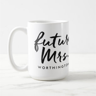 Handgeschreven Future Mrs. Koffiemok