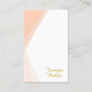 Handgeschreven Gold Script Name Sjabloon Professio Visitekaartje