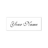 Handgeschreven handtekening aangepaste naam script rubberstempel (Afrduk)