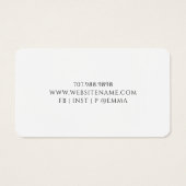 Handgeschreven juwelendepot visitekaartje (Achterkant)