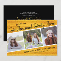 Handgeschreven klasse van 2019 | 3 Foto's Rustic