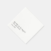 Handgeschreven liefdesbriefje | Personal Touch Bru Servet (Hoek)