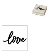 handgeschreven liefdescalligrafie 	rubberstempel (Gestempeld)