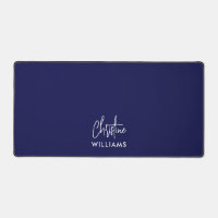 Handgeschreven Monogram Script Blauw WIT