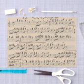  handgeschreven muziek tissuepapier (Craft)