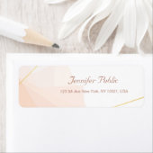 Handgeschreven naam Elegant Moderne Return Address Etiket (Insitu)