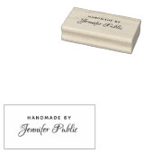 Handgeschreven Naam Sjabloon Handgemaakt Online Ko Rubberstempel (Gestempeld)