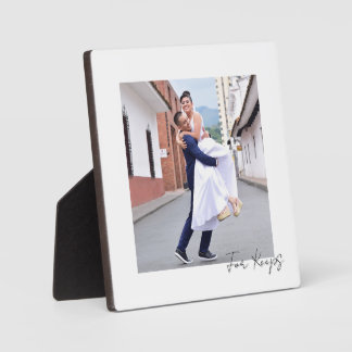 Handgeschreven Onderschrift | Voor Altijd | Trouwk Fotoplaat