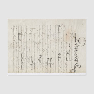 Handgeschreven papier voor briefpapier