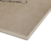 Handgeschreven Recipe Family Keepomwille Custom Ph Snijplank (Hoek)