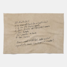 Handgeschreven Recipe Family Keepomwille Custom Ph