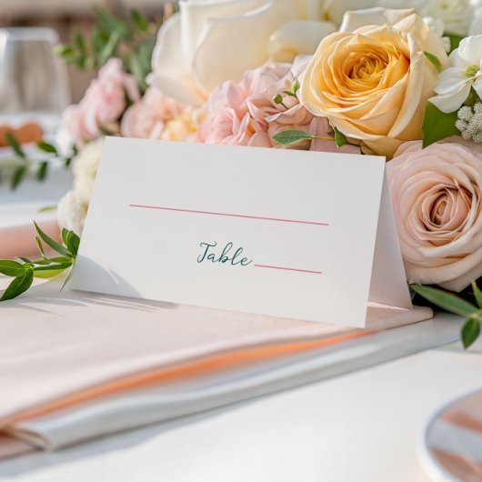 Handgeschreven roze groen