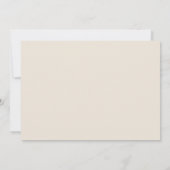 Handgeschreven script Beige Afstuderen Aankondiging (Achterkant)