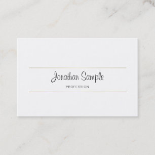 Handgeschreven script Gold Creative Design Luxe Visitekaartje