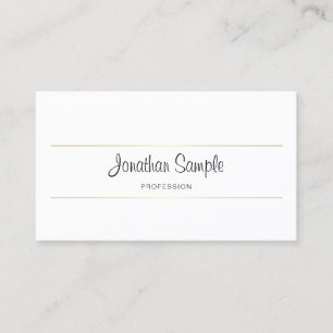 Handgeschreven script Gold Elegant Design Luxe Chi Visitekaartje