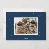 Handgeschreven script Merry 2 Photo Feestdagenkaart (Achterkant)