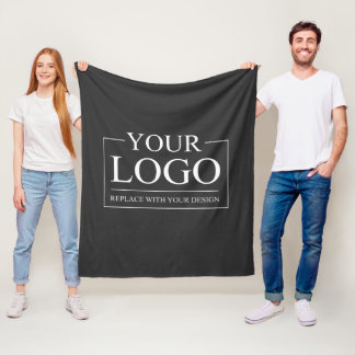 Handgeschreven script Modern Creëer Uw eigen foto Fleece Deken