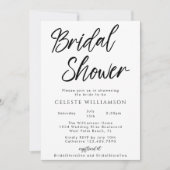 Handgeschreven script Modern minimalistisch Vrijge Kaart (Voorkant)