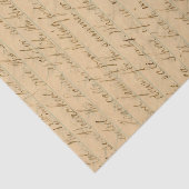  handgeschreven script tissuepapier (Detail)