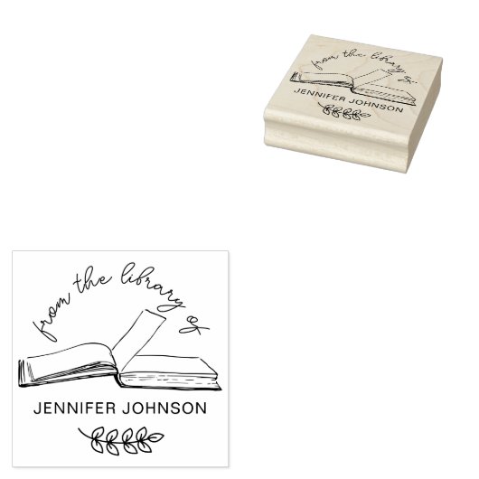 Handgeschreven script uit de bibliotheek van het b rubberstempel (Gestempeld)