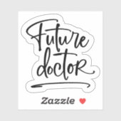 Handgeschreven script van de toekomstige arts sticker (Vel)