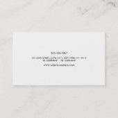 Handgeschreven scriptlettertype voor script visitekaartje (Achterkant)