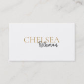 Handgeschreven scriptlettertype voor script visitekaartje (Voorkant)